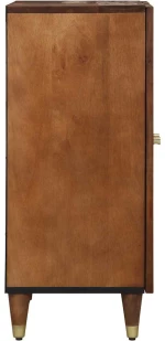 vidaXL Γραφείο 2 pcs καφέ μελί 60 x 33.5 x 75 εκ. Μασίφ ξύλο μάνγκο