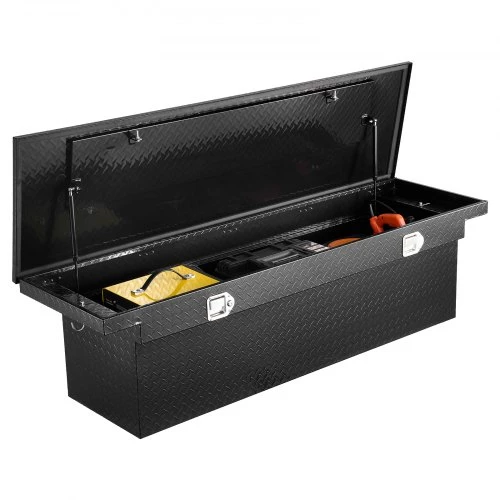 VEVOR Crossover Tool Box 72x20x14 In Heavy Duty Aluminum Toolbox for Truck Bed