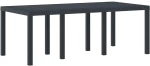 vidaXL Σέτ φαγητού για κήπο 7 pcs Ανθρακί Rattan Polt