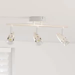 vidaXL Σποτ οροφής Ματ νικέλ 36.5 x 10 x 12.5 εκ Ατσάλι