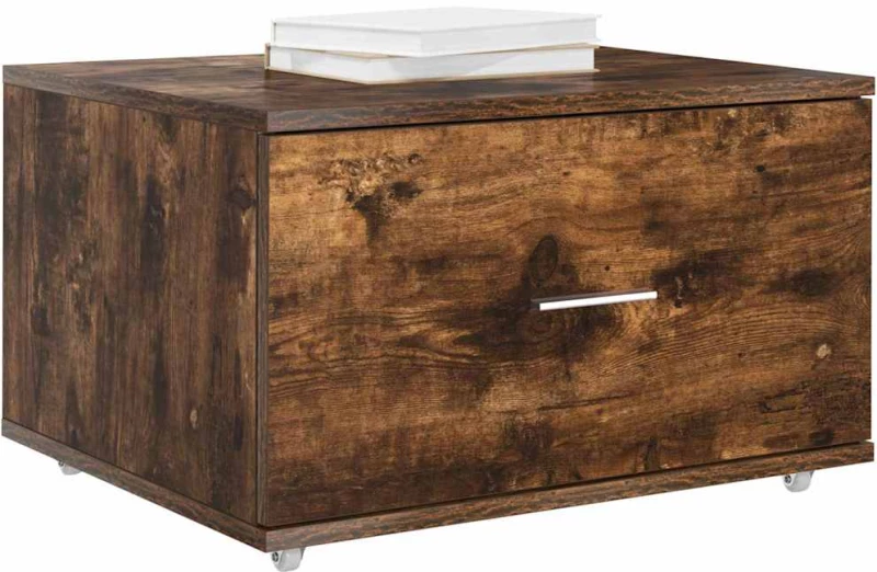 vidaXL Ντουλάπι με Συρτάρια Καφέ 55 x 45 x 33.5 εκ Επεξεργασμένο ξύλο