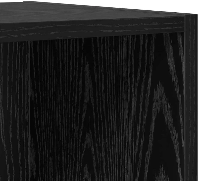 vidaXL Σετ επίπλου τηλεόρασης 4 pcs Μαύρη δρυς 37 x 37 x 72 εκ