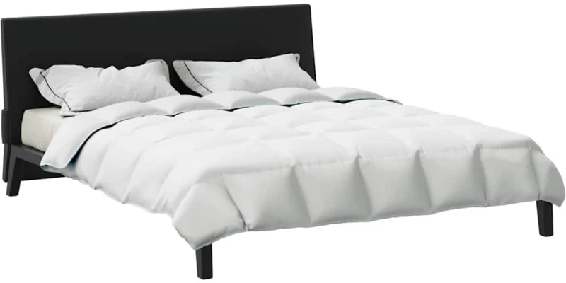 vidaXL Κουβέρτια & Κουβέρτες Λευκό 200 x 200 cm Πούπουλο
