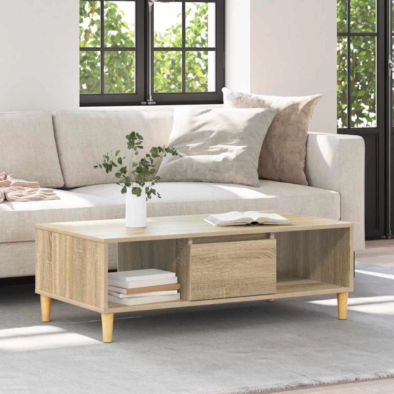 vidaXL Τραπεζάκι σαλονιού Sonoma Δρυς 103.5 x 60 x 35 εκ