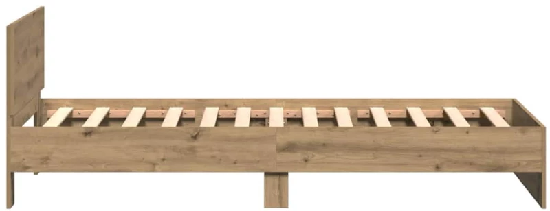 vidaXL Σκελετός Κρεβατιού Artisan Oak 100 x 200 cm Επεξεργασμένο ξύλο