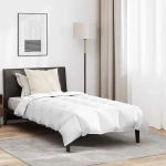 vidaXL Σετ Παπλωμάτων με μαξιλάρι 2 pcs Λευκό 155 x 220 cm Πούπουλο