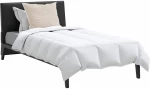 vidaXL Σετ Παπλωμάτων με μαξιλάρι 2 pcs Λευκό 155 x 220 cm Πούπουλο
