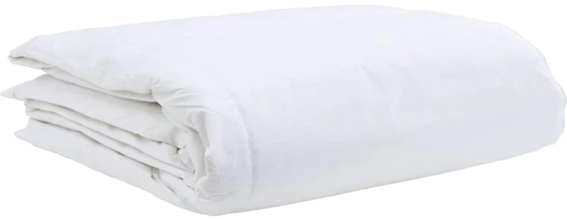 vidaXL Σετ Παπλωμάτων με μαξιλάρι 2 pcs Λευκό 155 x 220 cm Πούπουλο