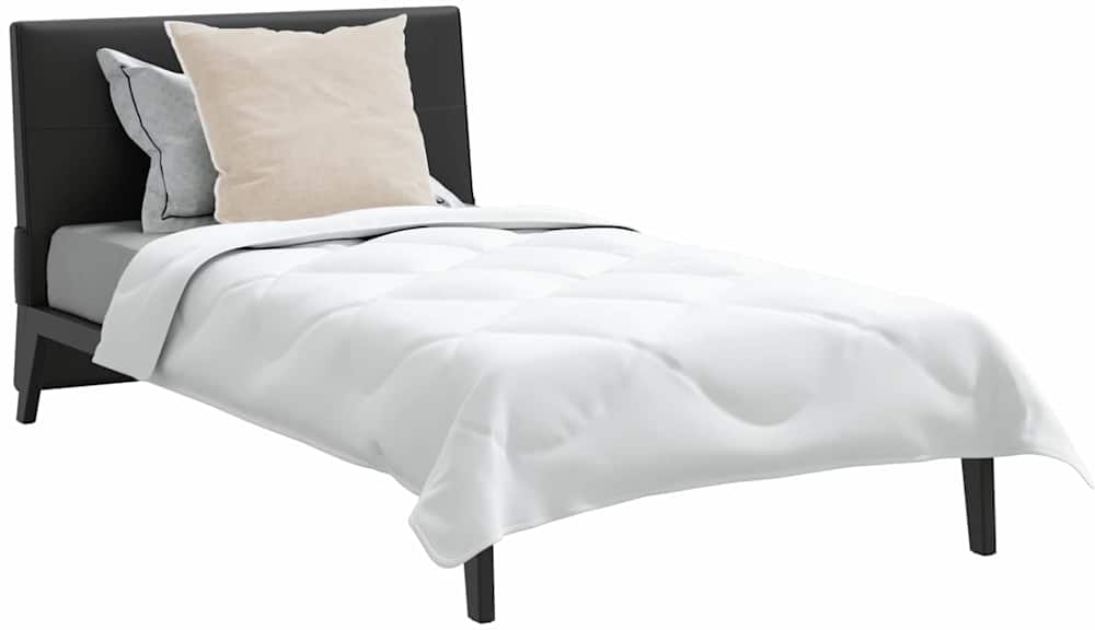 vidaXL Πάπλωμα με μαξιλάρι 2 pcs Λευκό 140 x 220 cm Μικροΐνες