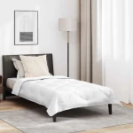 vidaXL Διπλωμένη Κουβέρτα Όλων των Εποχών 2 pcs Λευκό 155 x 220 cm