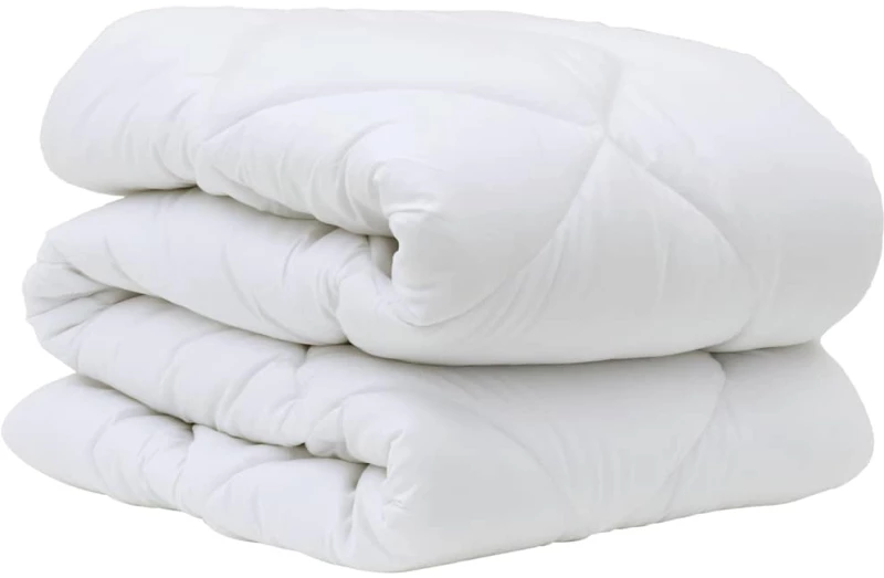 vidaXL Χειμερινό Παπλωματοθήκη 3 pcs Λευκό 200 x 220 cm Μικροΐνες