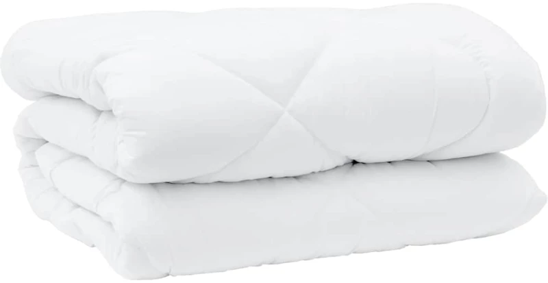 vidaXL Πάπλωμα Άλλο με μαξιλάρι 3 pcs Λευκό 240 x 200 cm Μικροΐνες