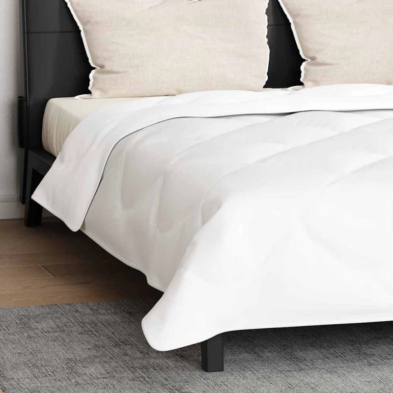 vidaXL Πάπλωμα Άλλο με μαξιλάρι 3 pcs Λευκό 200 x 220 cm Μικροΐνες
