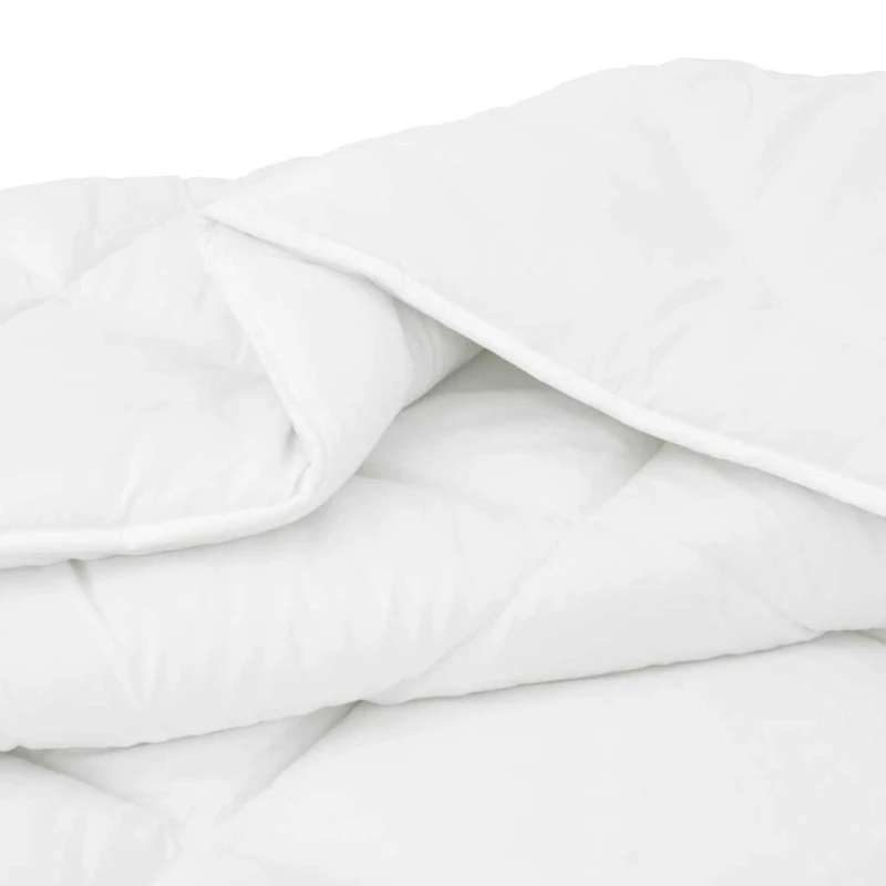 vidaXL Πάπλωμα Άλλο με μαξιλάρι 3 pcs Λευκό 200 x 220 cm Μικροΐνες