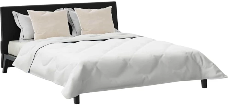 vidaXL Πάπλωμα Άλλο με μαξιλάρι 3 pcs Λευκό 240 x 220 cm Μικροΐνες