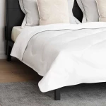 vidaXL Πάπλωμα με Μαξιλάρια Άλλο 3 pcs Λευκό 200 x 200 cm Μικροΐνες
