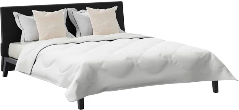 vidaXL Πάπλωμα Άλλο με μαξιλάρι 3 pcs Λευκό 240 x 200 cm Μικροΐνες