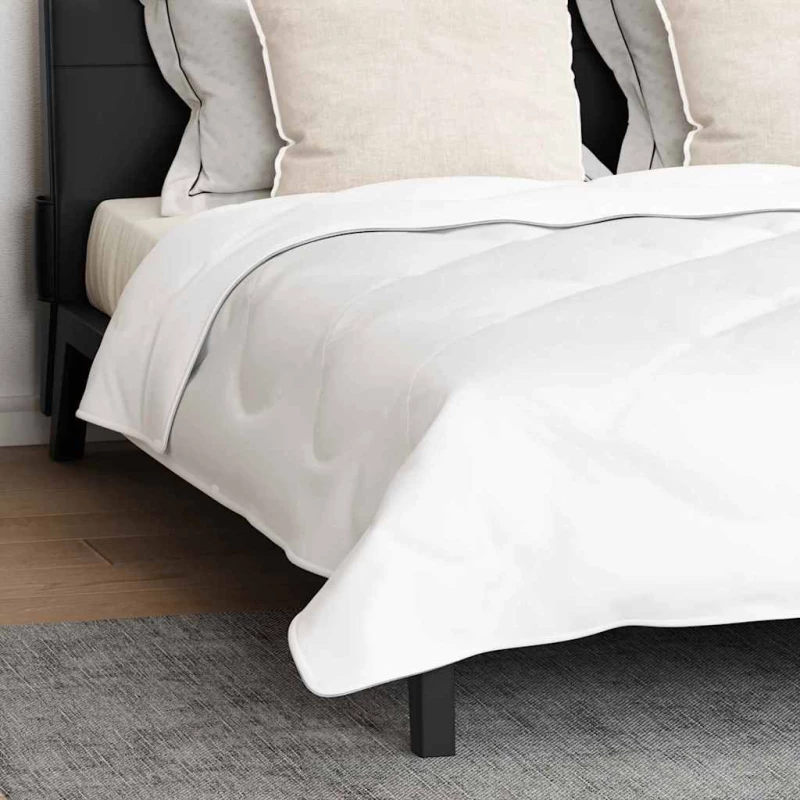 vidaXL Πάπλωμα με Μαξιλάρια Άλλο 3 pcs Λευκό 200 x 220 cm Μικροΐνες