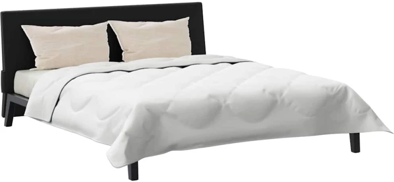 vidaXL Πάπλωμα με Μαξιλάρια Άλλο 3 pcs Λευκό 240 x 220 cm Μικροΐνες