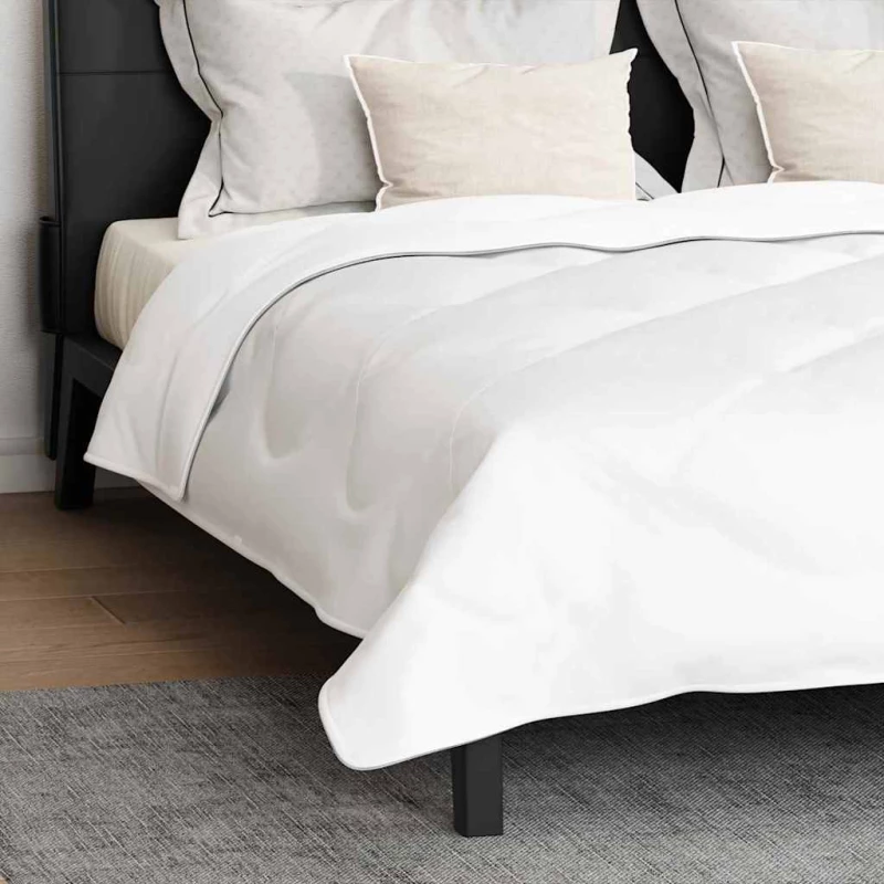 vidaXL Πάπλωμα Άλλο με μαξιλάρι 3 pcs Λευκό 260 x 220 εκ. Μικροΐνες