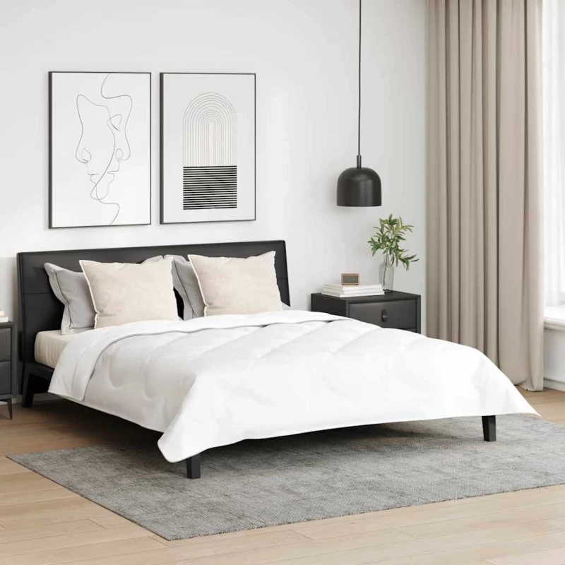vidaXL Πάπλωμα με Μαξιλάρια Άλλο 3 pcs Λευκό 260 x 220 εκ. Μικροΐνες