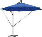 vidaXL Ομπρέλα Cantilever Banana Αζούρ μπλε 294 x 294 x 248 cm
