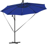 vidaXL Ομπρέλα Cantilever Banana Αζούρ μπλε 294 x 294 x 248 cm