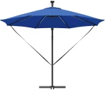 vidaXL Ομπρέλα Cantilever Banana Αζούρ μπλε 294 x 294 x 248 cm