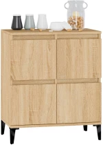 vidaXL Συρταριέρα Sonoma Δρυς 60x35x70 εκ. Επεξεργασμένο Ξύλο