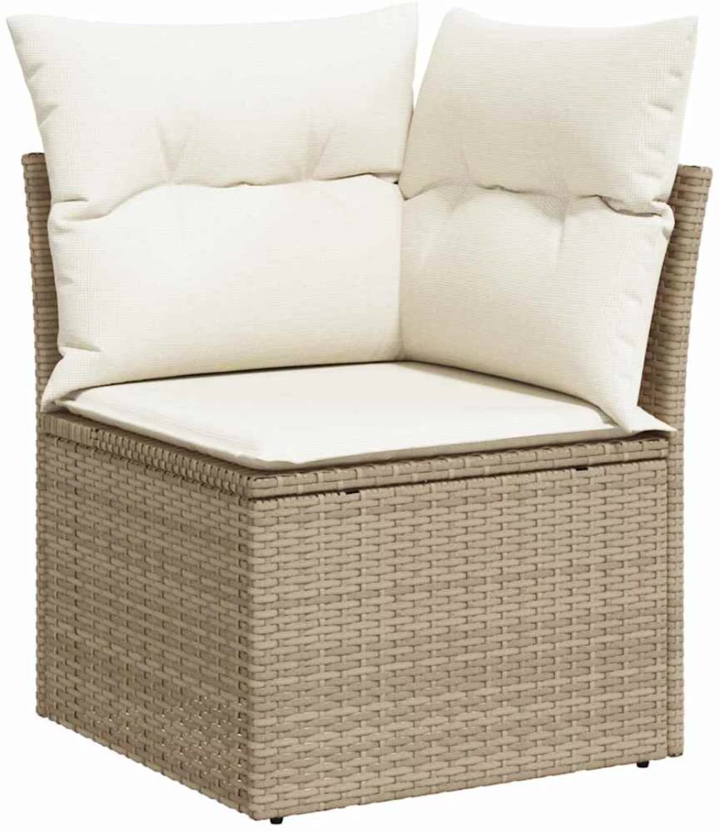 vidaXL Σετ Καναπέ Κήπου 8 pcs μπεζ και κρεμ 80 x 80 x 71 cm