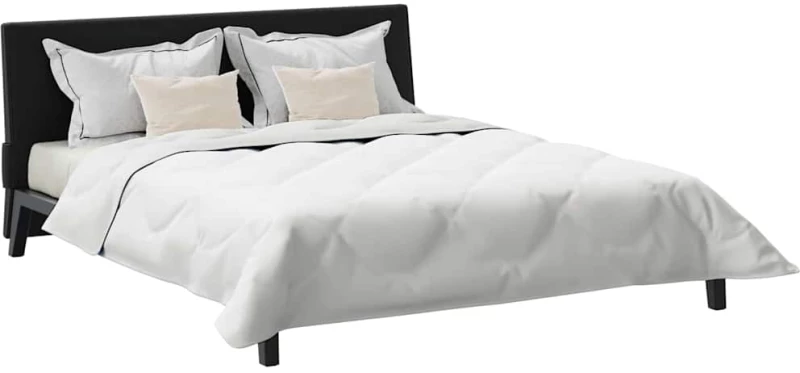 vidaXL Πάπλωμα Άλλο με μαξιλάρι 3 pcs Λευκό 200 x 200 cm Μικροΐνες