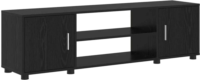 vidaXL Σετ 4 τεμαχίων για ντουλάπα τηλεόρασης 4 pcs Μαύρη δρυς
