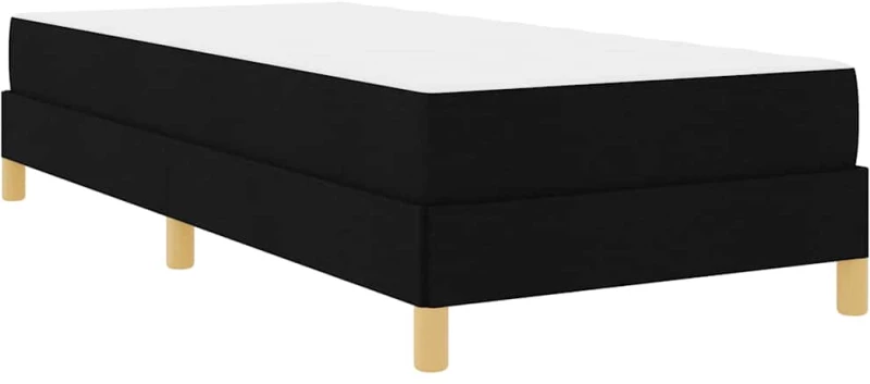 vidaXL Κρεβάτι με ελατήρια Μαύρο και Καφέ 80 x 200 cm