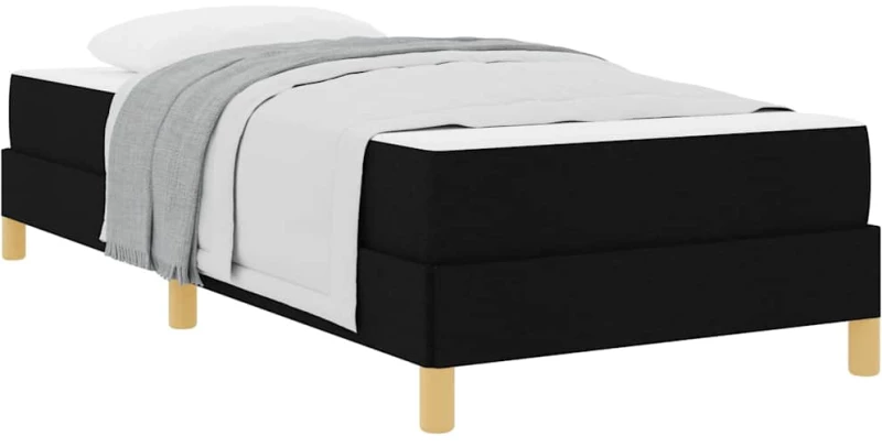 vidaXL Κρεβάτι με ελατήρια Μαύρο και Καφέ 80 x 200 cm