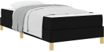 vidaXL Κρεβάτι με ελατήρια Μαύρο και Καφέ 80 x 200 cm