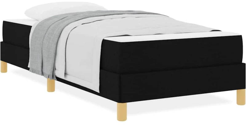 vidaXL Κρεβάτι με ελατήρια Μαύρο και Καφέ 80 x 200 cm