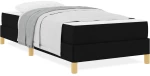 vidaXL Κρεβάτι με ελατήρια Μαύρο και Καφέ 80 x 200 cm