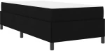 vidaXL Κρεβάτι με ελατήρια Μαύρο και Μαύρο 90 x 200 cm