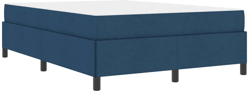 vidaXL Κρεβάτι με ελατήρια Μπλε και Μαύρο 160 x 200 cm