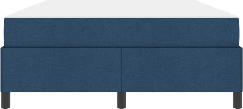 vidaXL Κρεβάτι με ελατήρια Μπλε και Μαύρο 160 x 200 cm