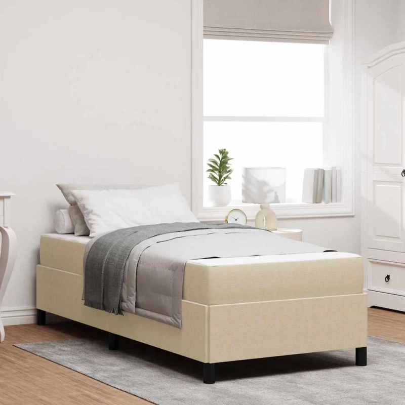 vidaXL Σκελετός Κρεβατιού Ανοιχτό γκρι 80 x 200 cm Βελούδο