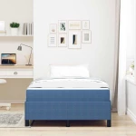 vidaXL Σκελετός Κρεβατιού Μπλε 120 x 200 cm Βελούδο