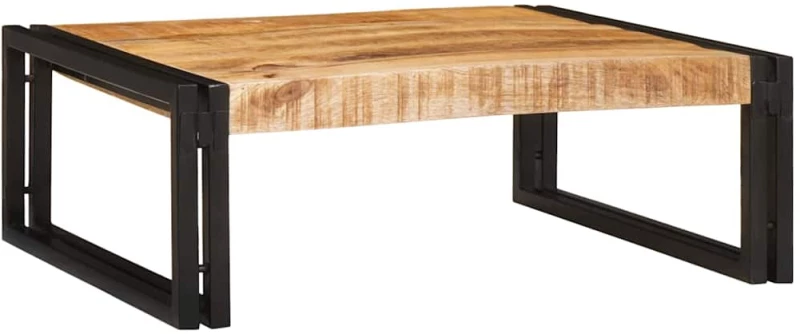 vidaXL Ράφι μπάνιου 65 x 50 x 23 εκ Μασίφ ξύλο μάνγκο και σίδερο