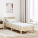 vidaXL Στρώμα με Στρώση Καρύδας Λευκό 160 x 80 εκ PU Αφρός