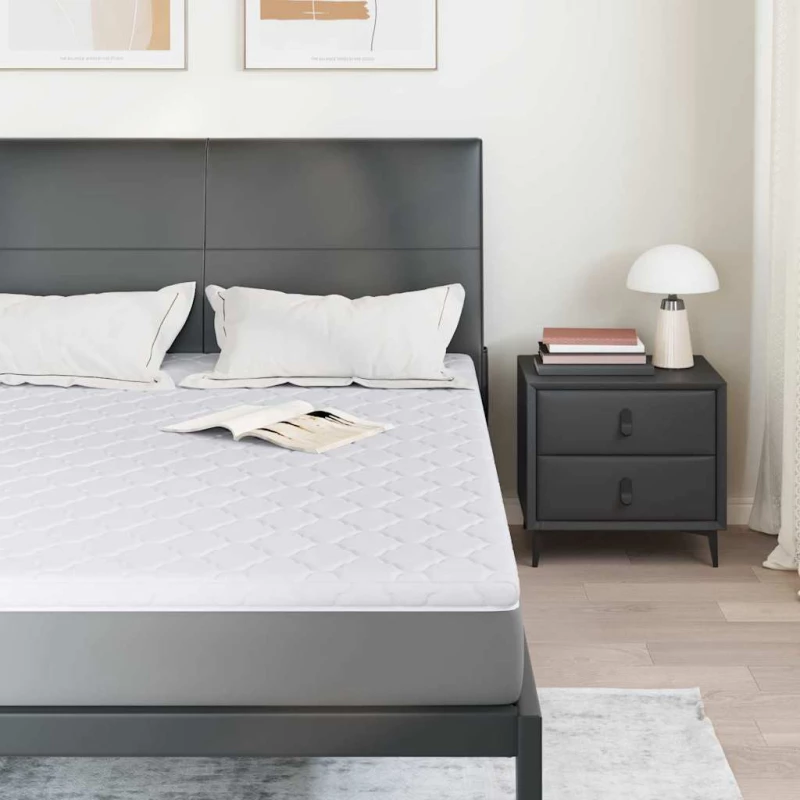 vidaXL Στρώματα Λευκό 140 x 200 cm PU Αφρός