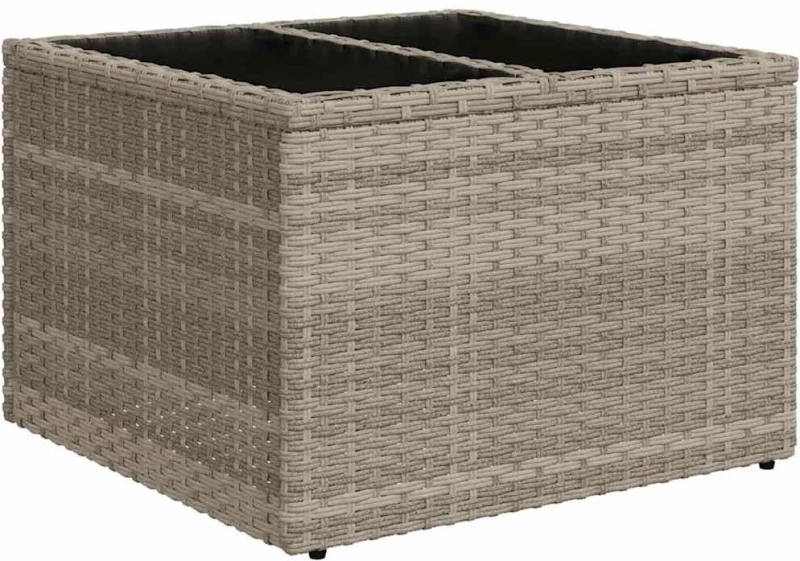 vidaXL Σετ Καναπέ Κήπου με μαξιλάρι 7 pcs Ανοιχτό γκρι Γκρι