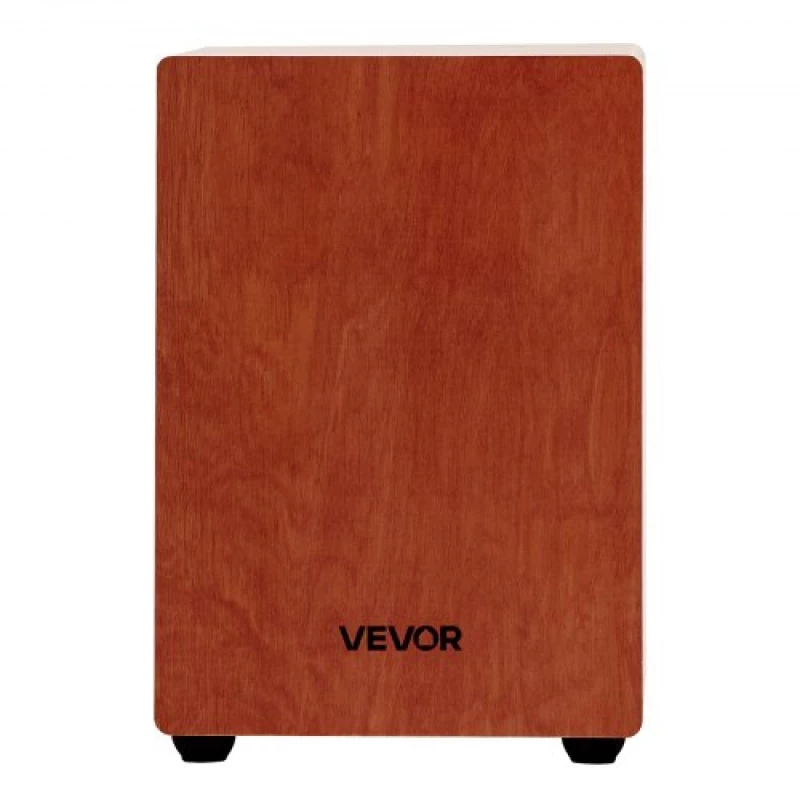 VEVOR Cajon Box Drum Wooden Percussion Instrument with Guitar Strings Birch Wood