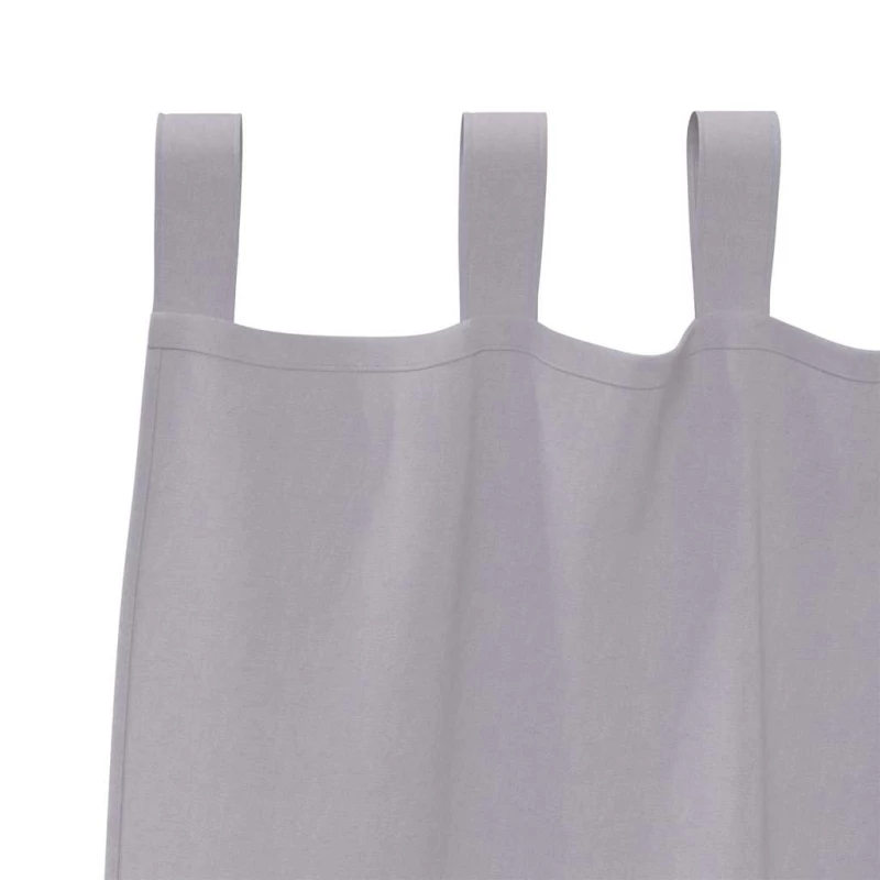 vidaXL Κουρτίνες 2 pcs Μεταλλικό Γκρι 140x140cm Πολυεστέρας