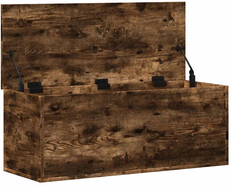 vidaXL Κουτί Αποθήκευσης Καπνιστή Δρυς 90x35x35 εκ. Επεξεργασμένο Ξύλο