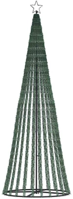 vidaXL Χριστουγεννιάτικο δέντρο LED 475 LED Ζεστό Λευκό 247 εκ.